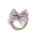Halo Luxe Mae Lattice Lace Baby Headband - Lavender
