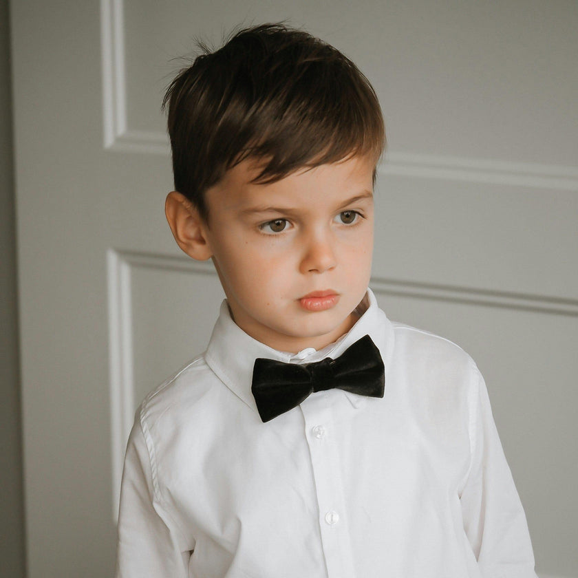 Small Velvet Bow Tie