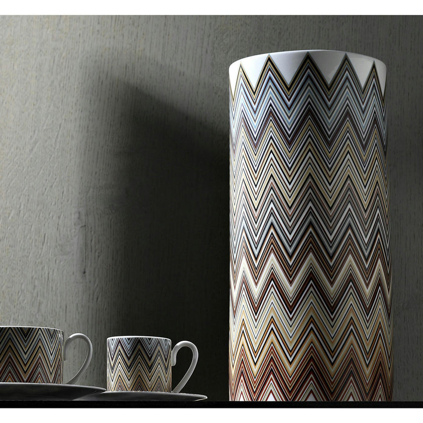 High Vase Zig Zag  Jarris 148 Diam. 6.3"