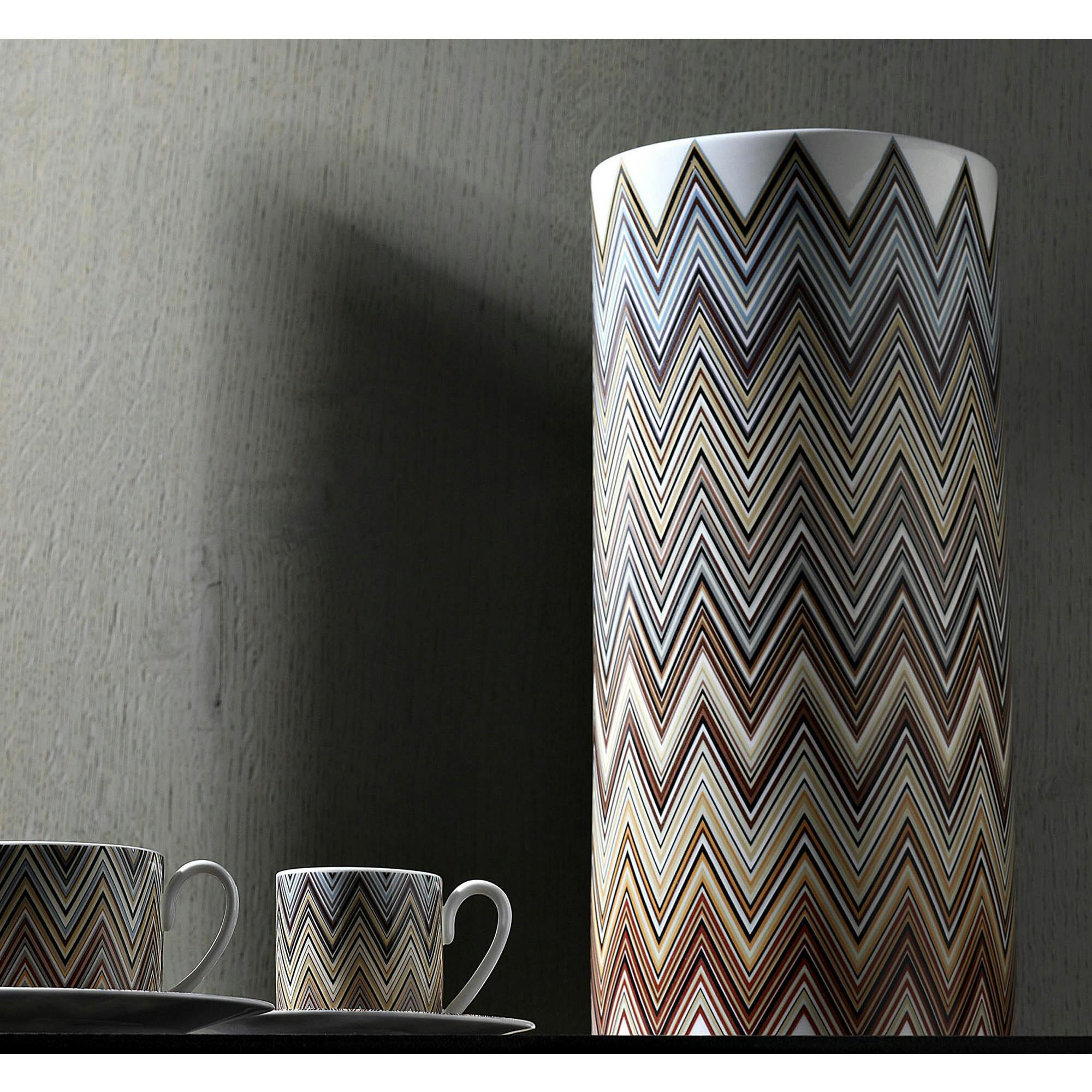 High Vase Zig Zag  Jarris 148 Diam. 6.3