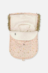 Bunting Bag For Car Seats & Strollers Pink Animal Print
