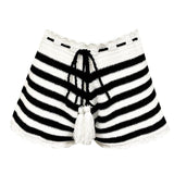 Pia Hand-Crochet Drawstring Short