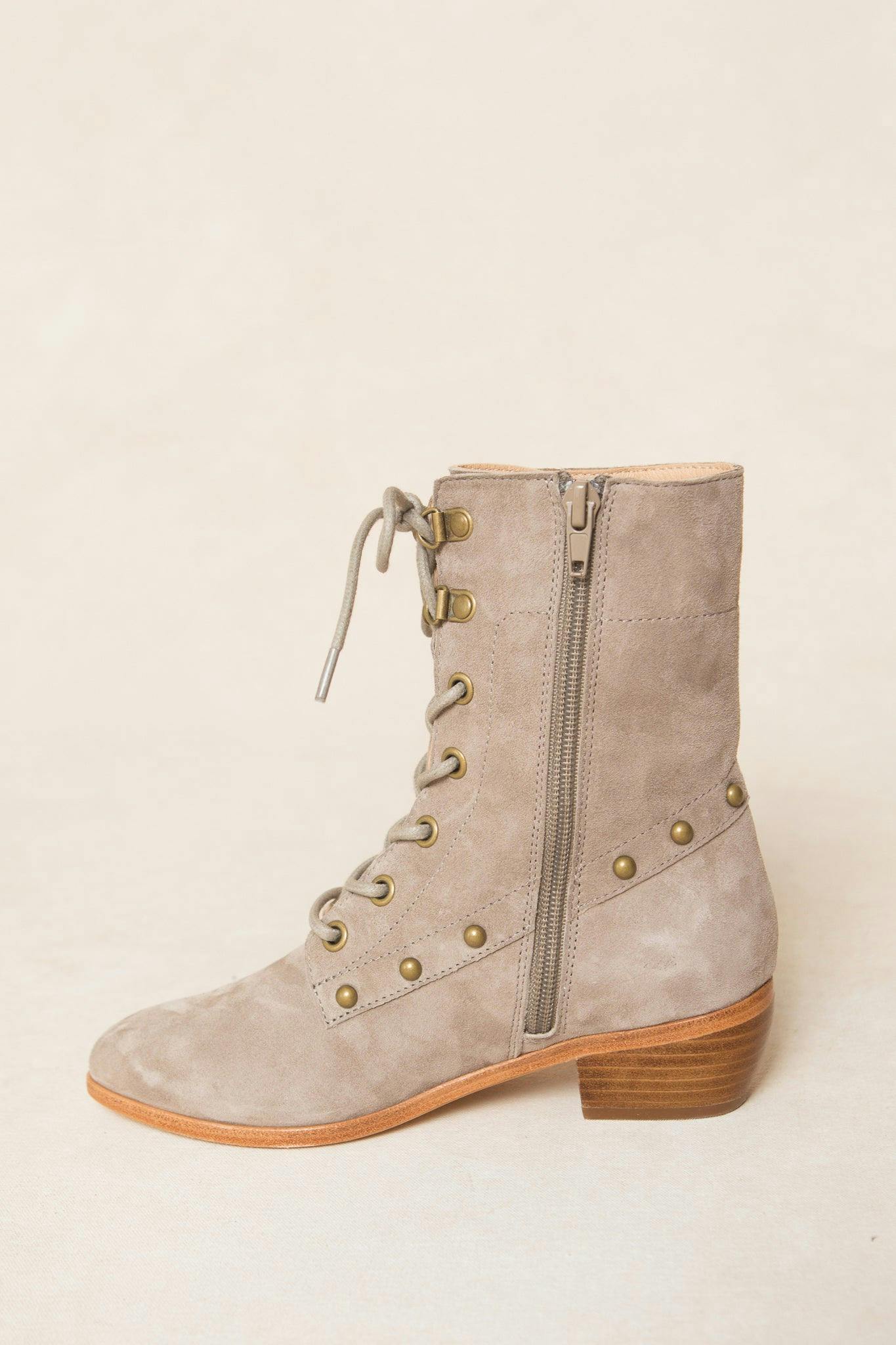Mini Darcy Lace Up Studded Boot