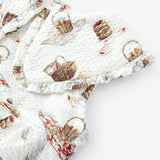 Picnic Ruffle Collar One Piece Dress