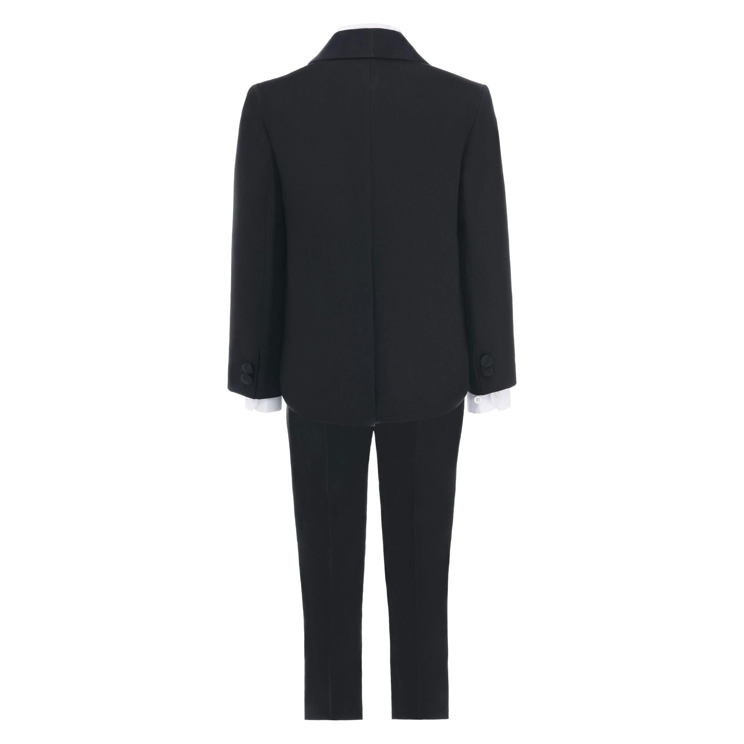 Classic Black Tailcoat Suit