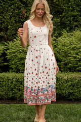 Sadie Dress in Strawberry Vintage Tier