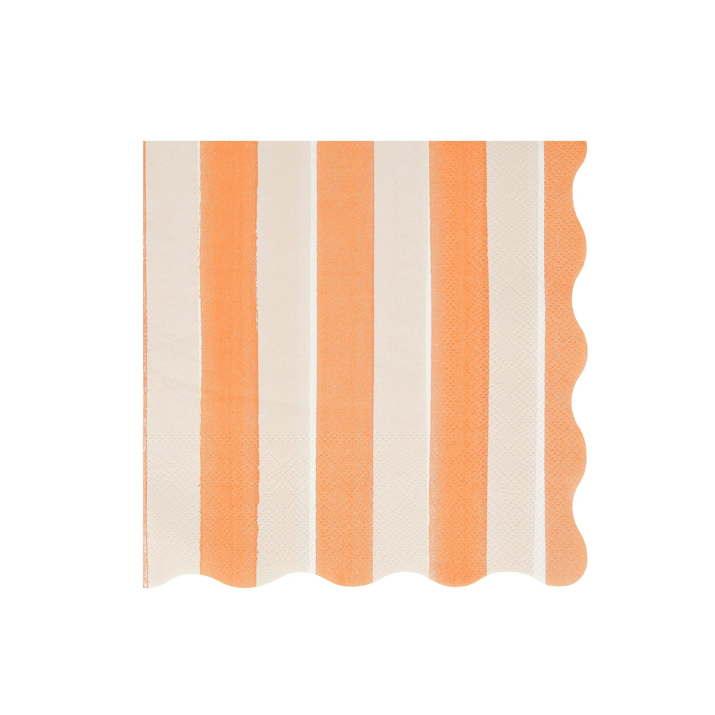 Fall Stripe Large Napkins