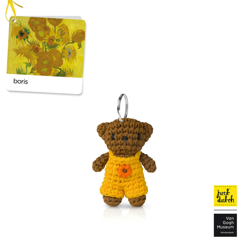 Boris in Mini Crochet Keychain