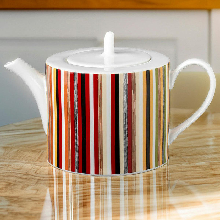 Tea Pot-Coffee Pot STRIPES JENKINS 148 - Ø 12 x H 13 Cm