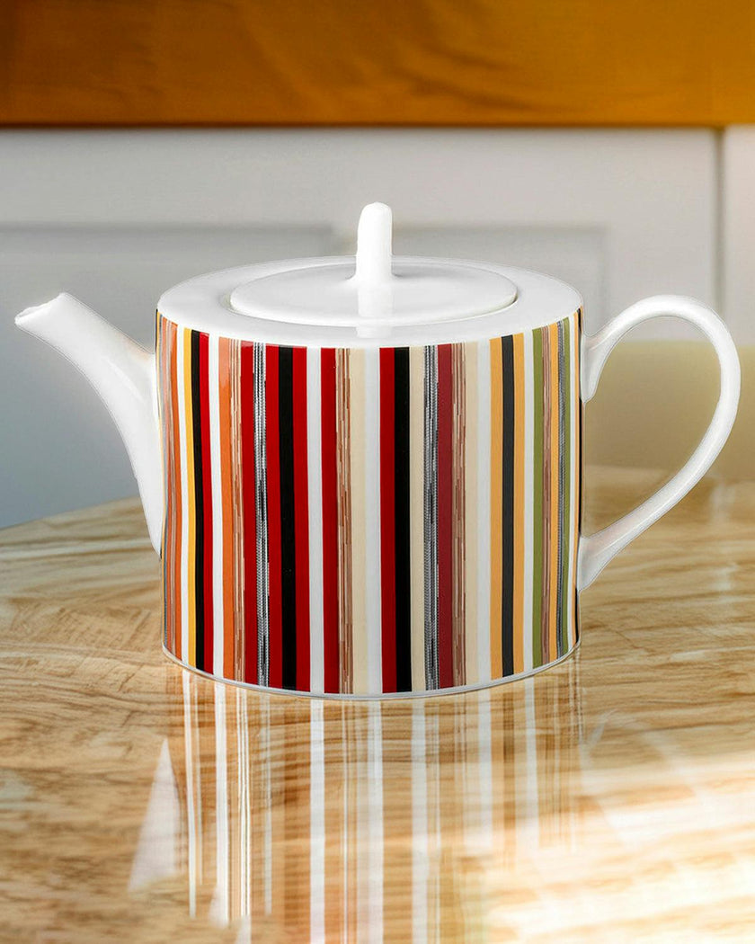 Tea Pot-Coffee Pot STRIPES JENKINS 148 - Ø 12 x H 13 Cm