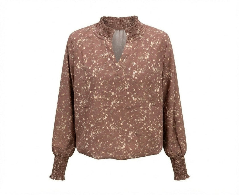 Elizabeth Top Brown Sugar Blooms
