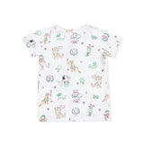 Country Club Dogs Pink - Short Sleeve Loungewear Set