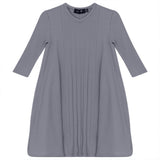 Wide And Narrow Rib Dress