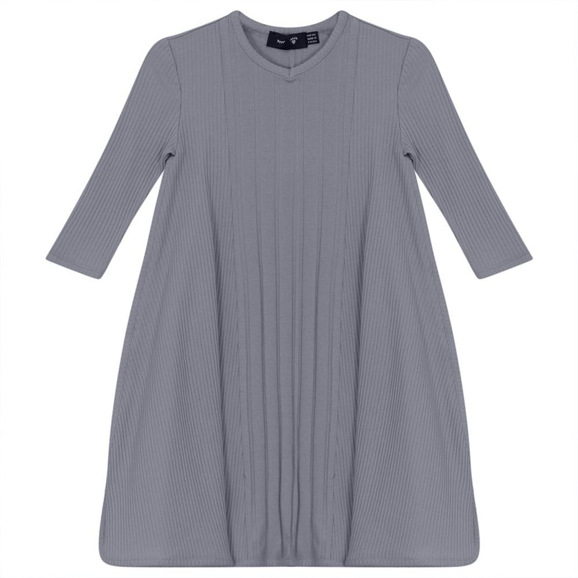 Wide And Narrow Rib Dress