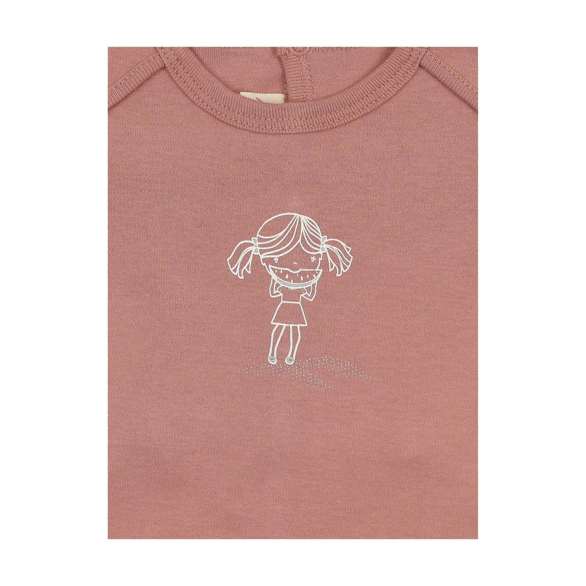 Melon Bites Girls' Footie Rose