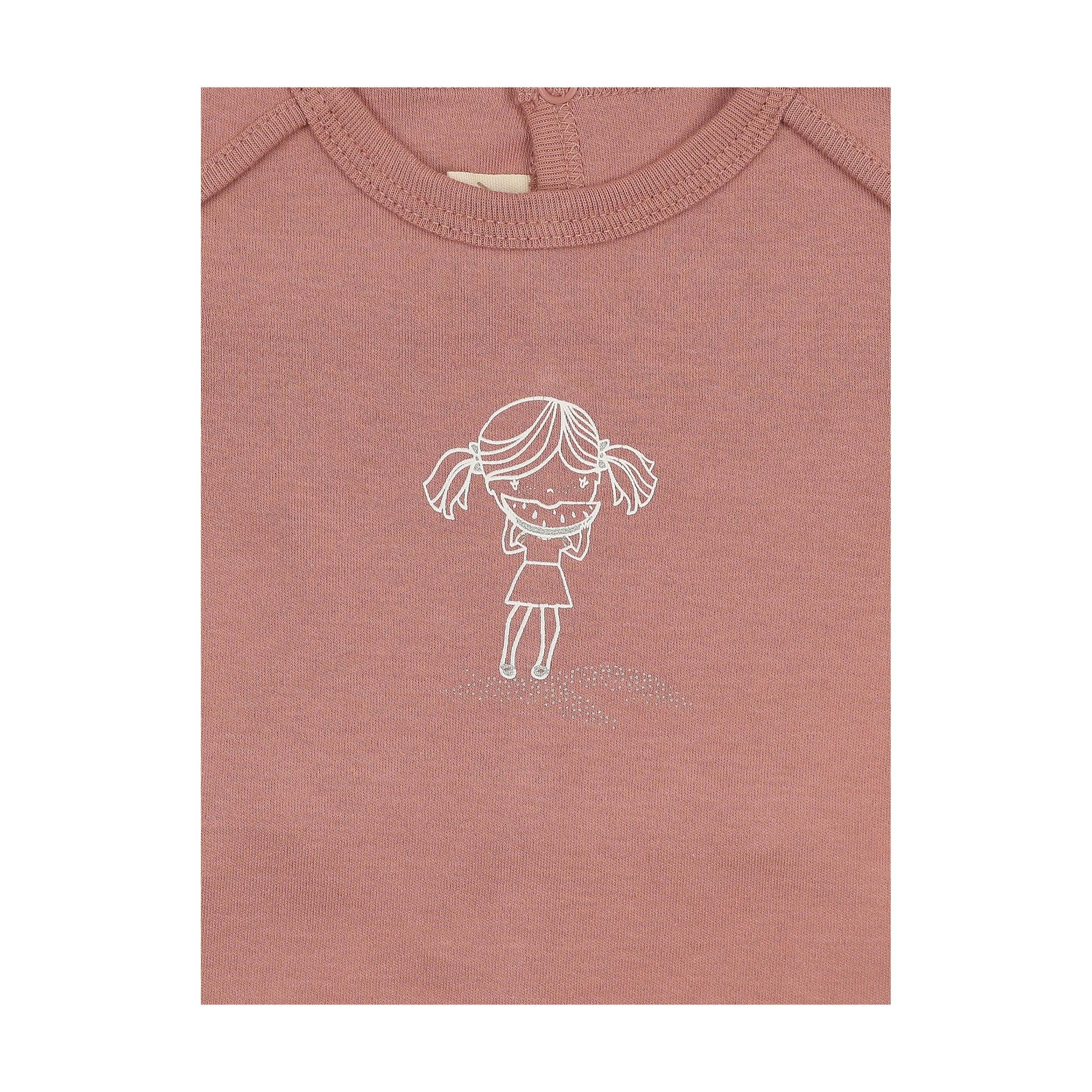 Melon Bites Girls' Footie Rose