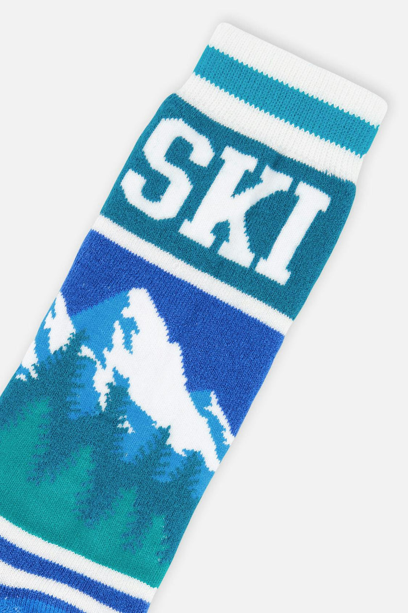 Baby Ski Socks Dark Blue