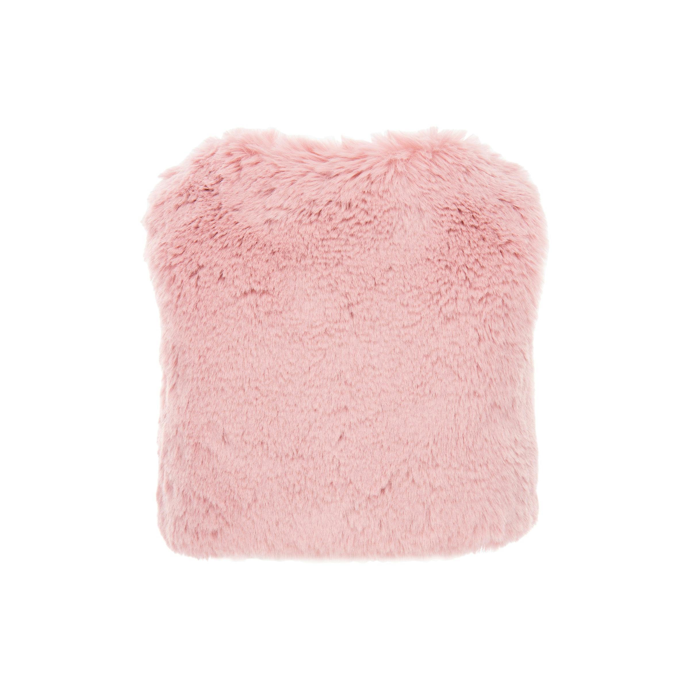 Pink Faux Fur Vest
