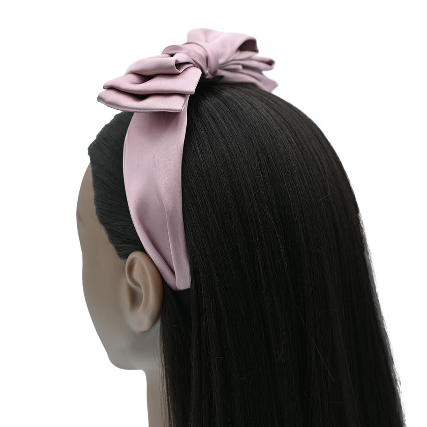 Multicolored Satin Ribbon Headband