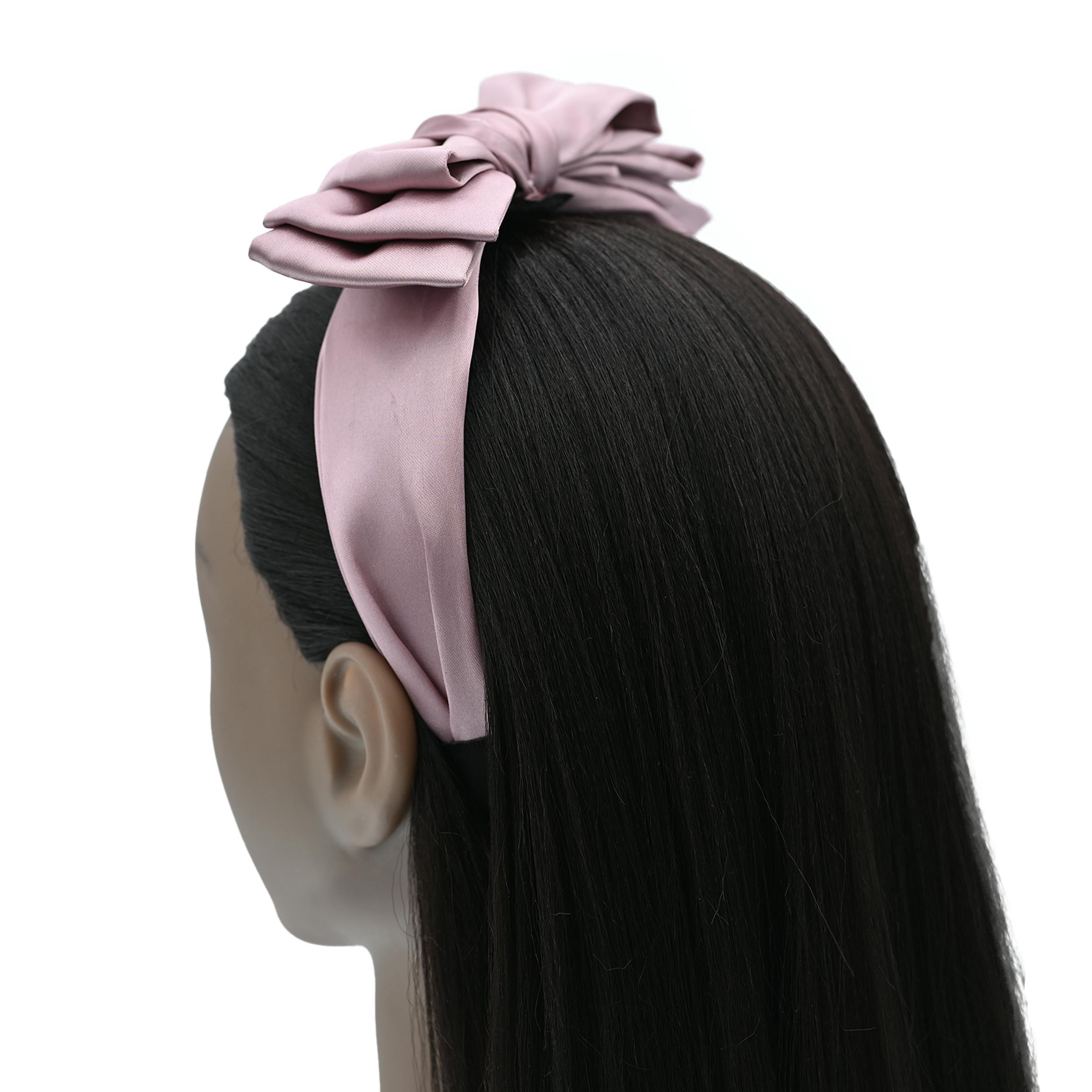 Multicolored Satin Ribbon Headband