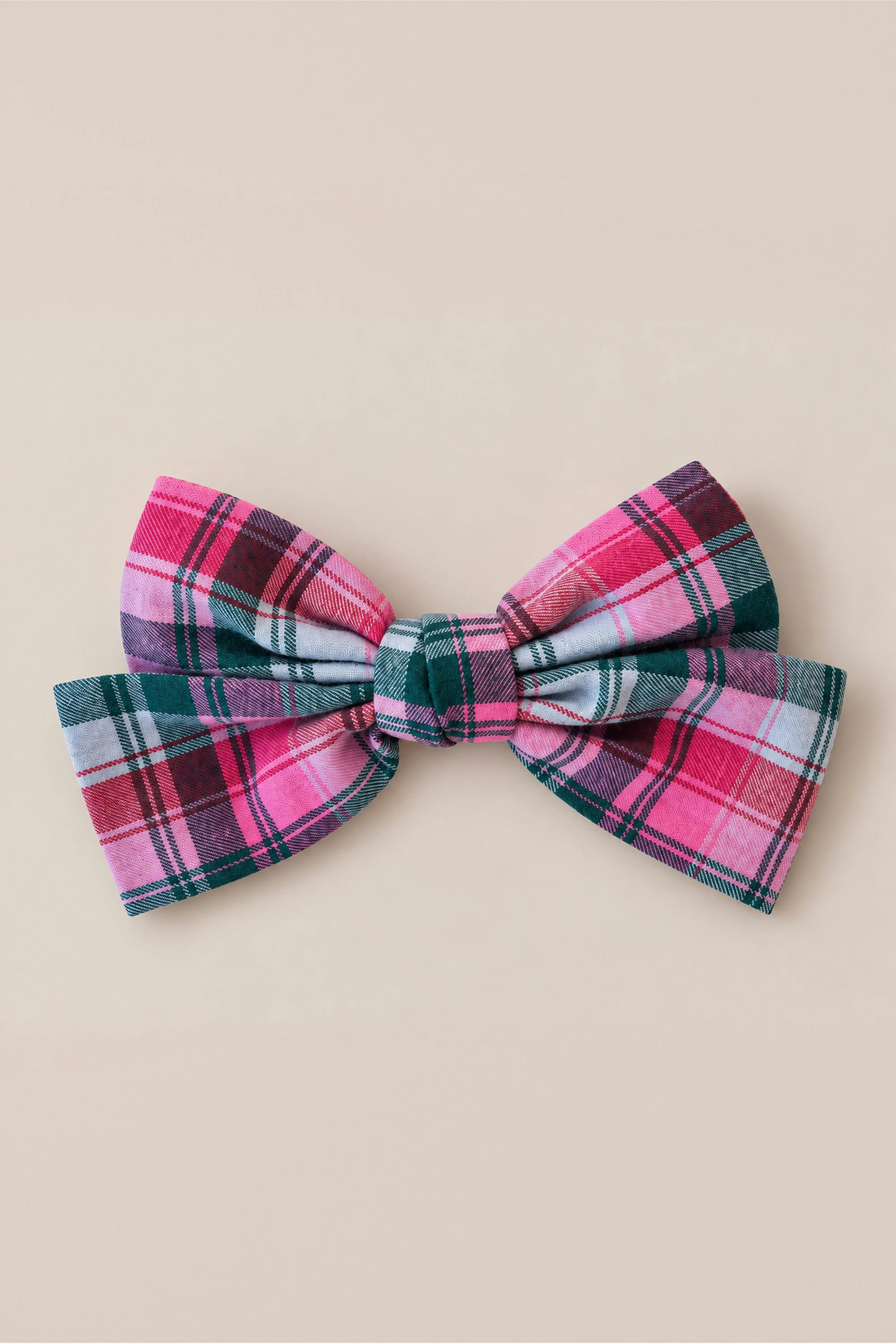 Hair Bows in Vibrant Plaid