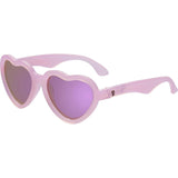 Polarized Heart: Purple Mirrored Lens