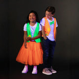 Jr Star Short Orange Glow Child Skirt
