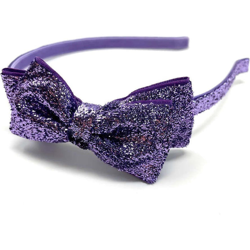 Glitter Bow Headband