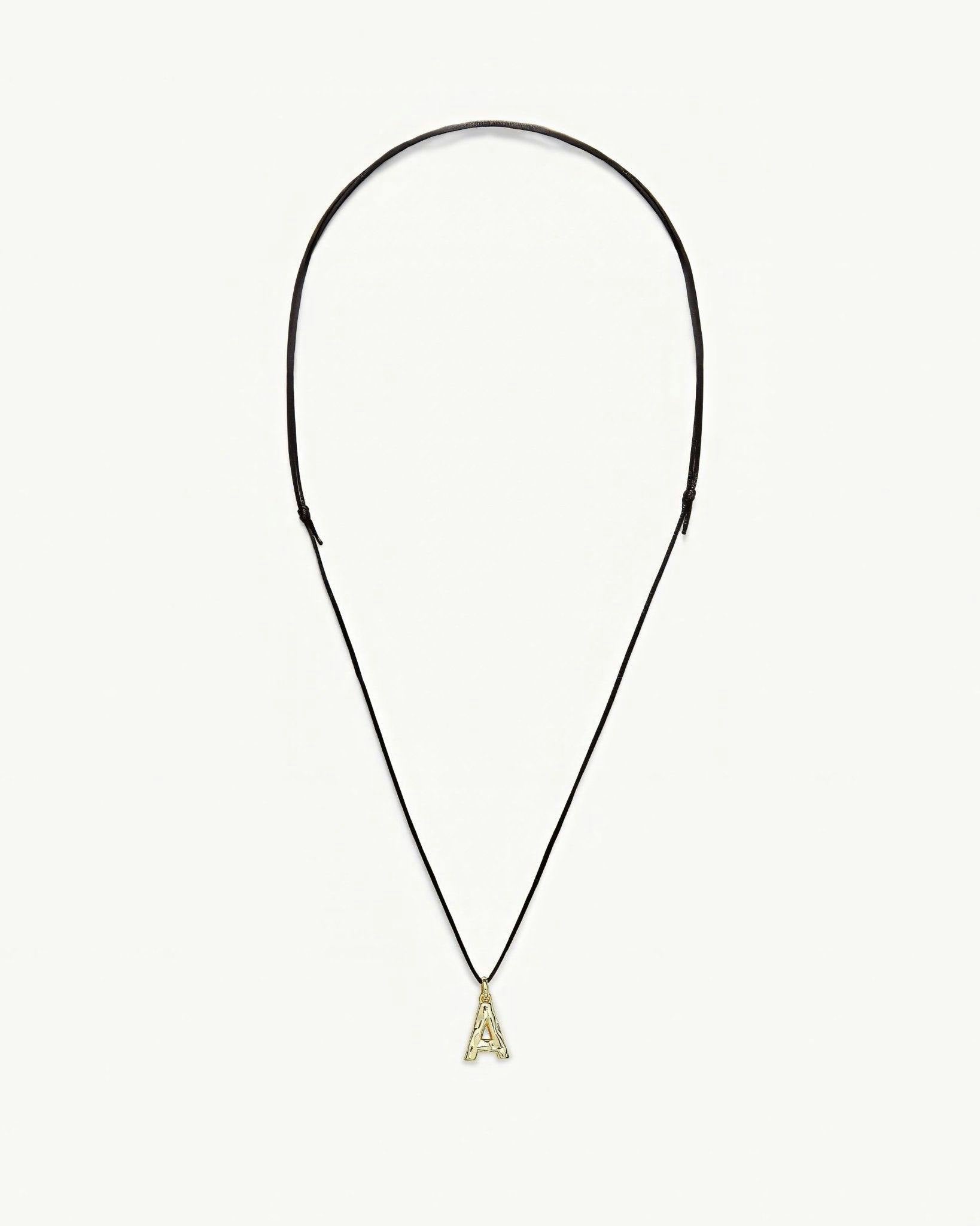 Monogram Necklace in Gold