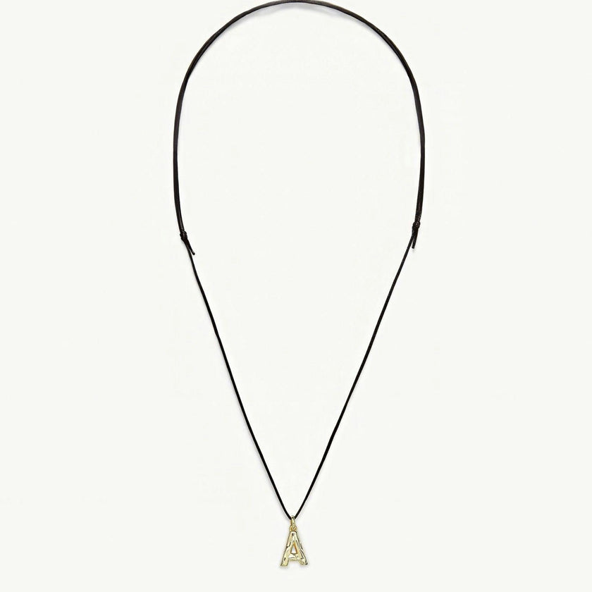 Monogram Necklace in Gold