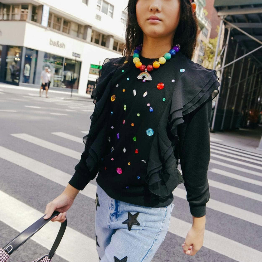 Ruffle Rainbow Gem Shirt