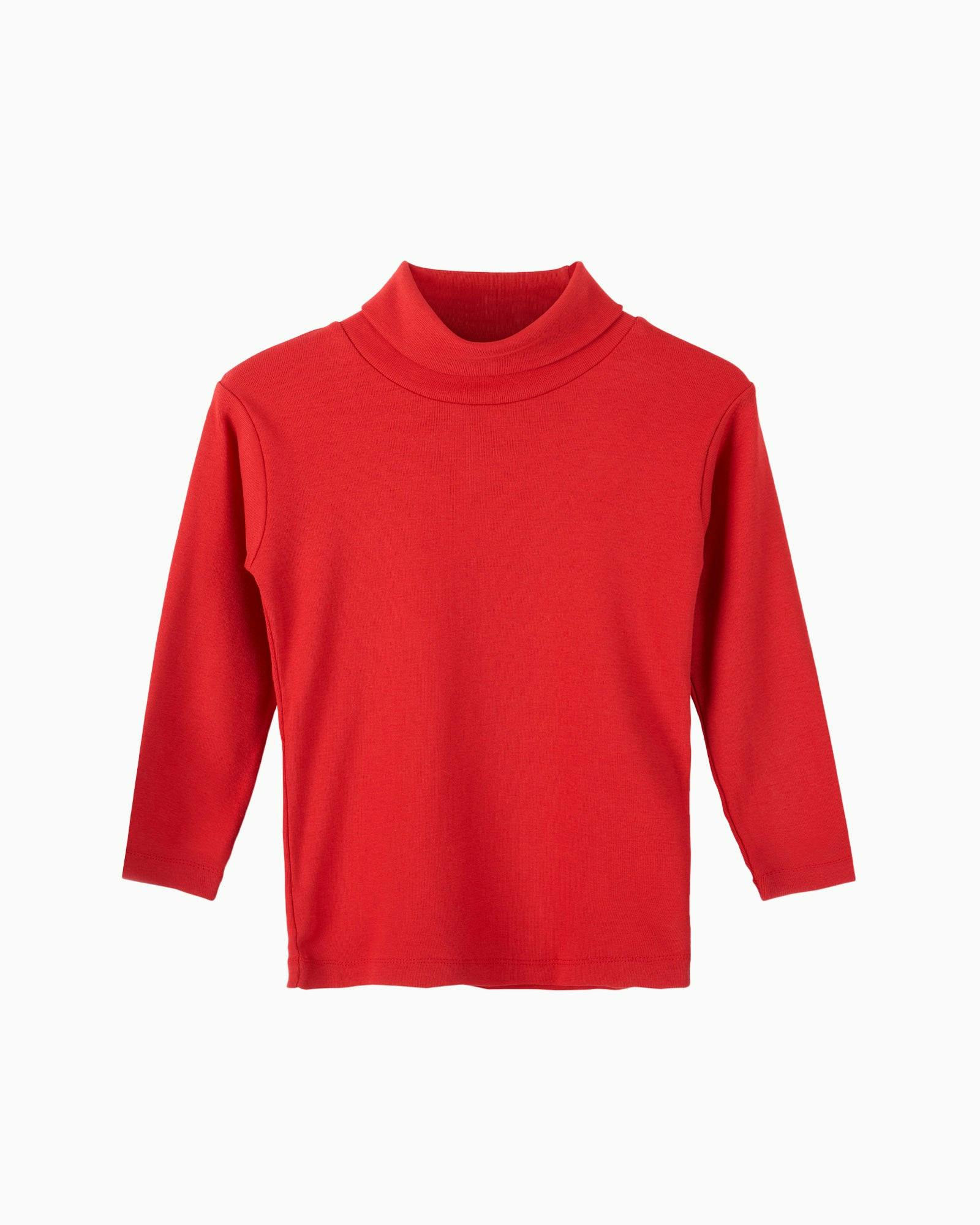 Unisex Classic Turtle Neck in Red