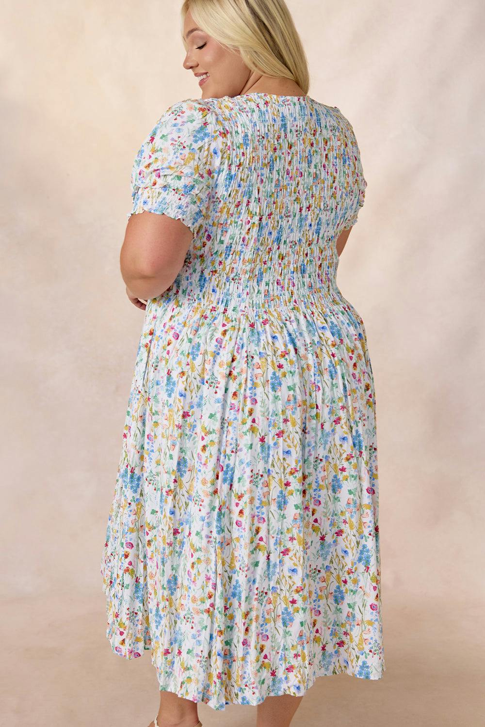 Amelie Dress in Floral Fields