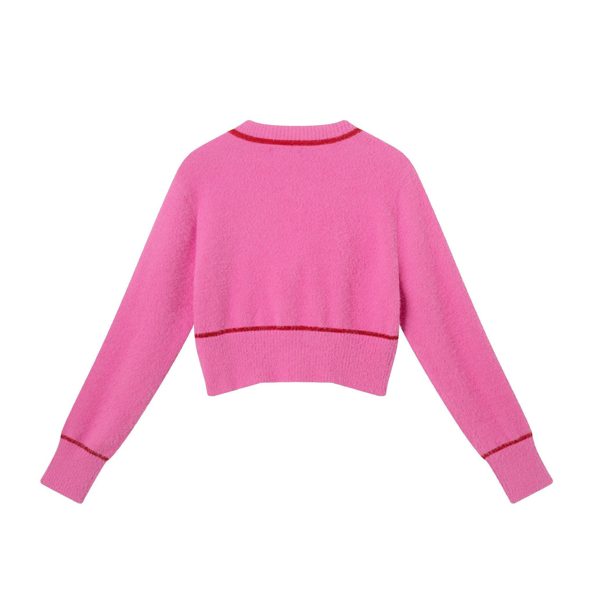 Big Kids Cardigan Sweater W/Bow