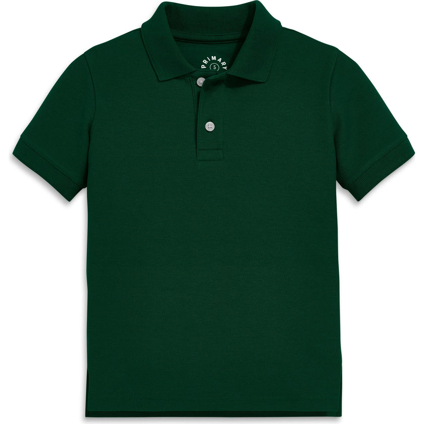Kids short sleeve pique polo