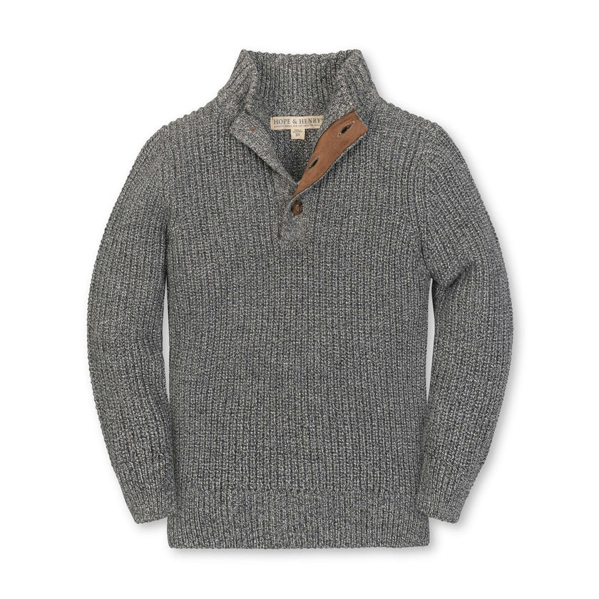 Organic Mock Neck Sweater