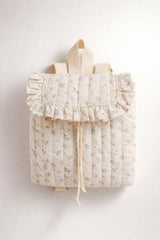 Eloise Quilted Backpack in Vintage Petite Blue