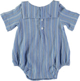 Combinaison bébé Mousse - Rayure atlantic