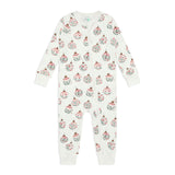 Ornament Garden Zip-up Bodysuit