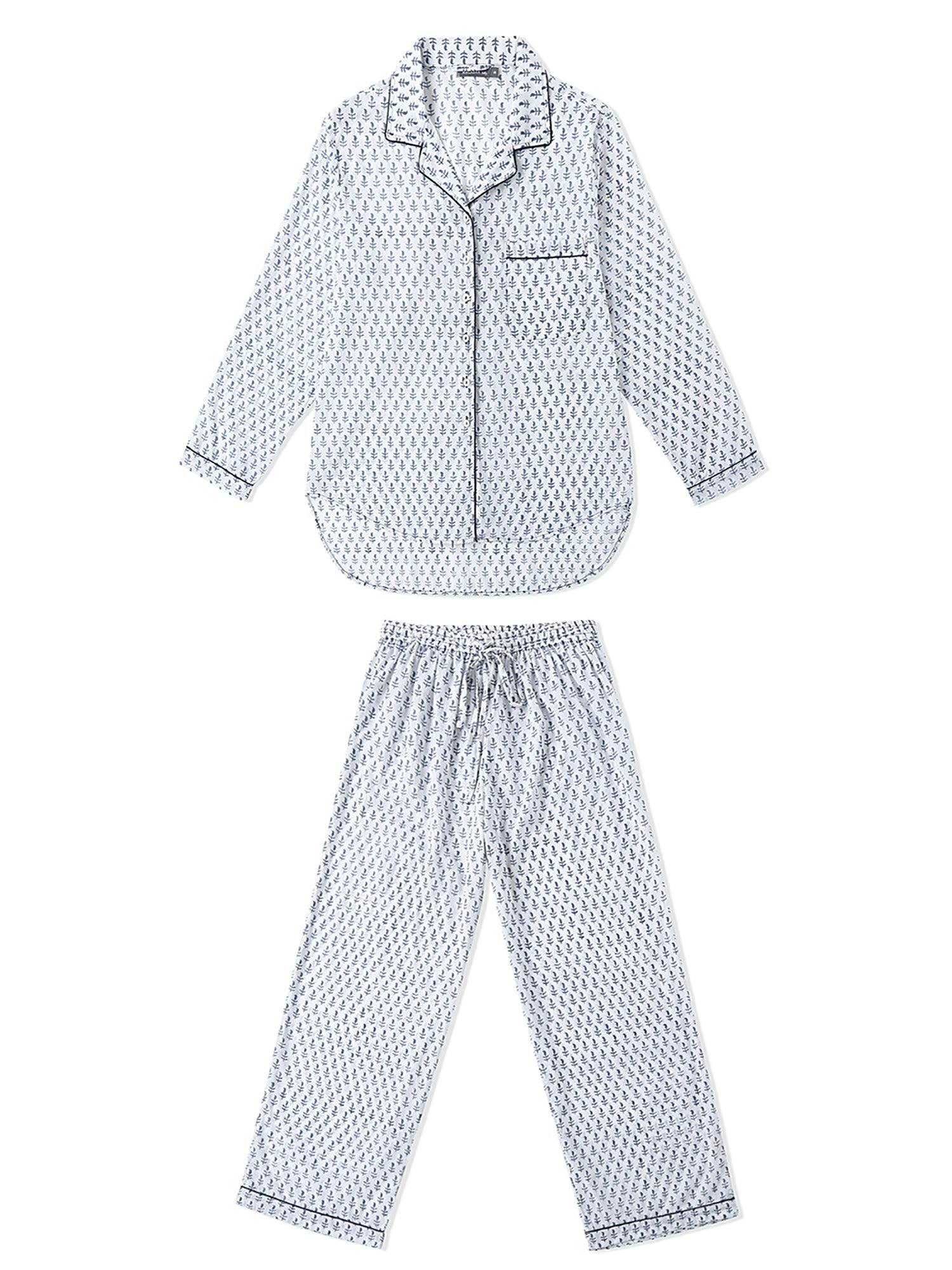 Block-Printed Women's Loungewear Gift Set