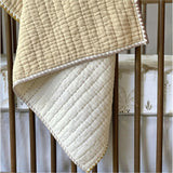 Kendi Beige Baby Quilt