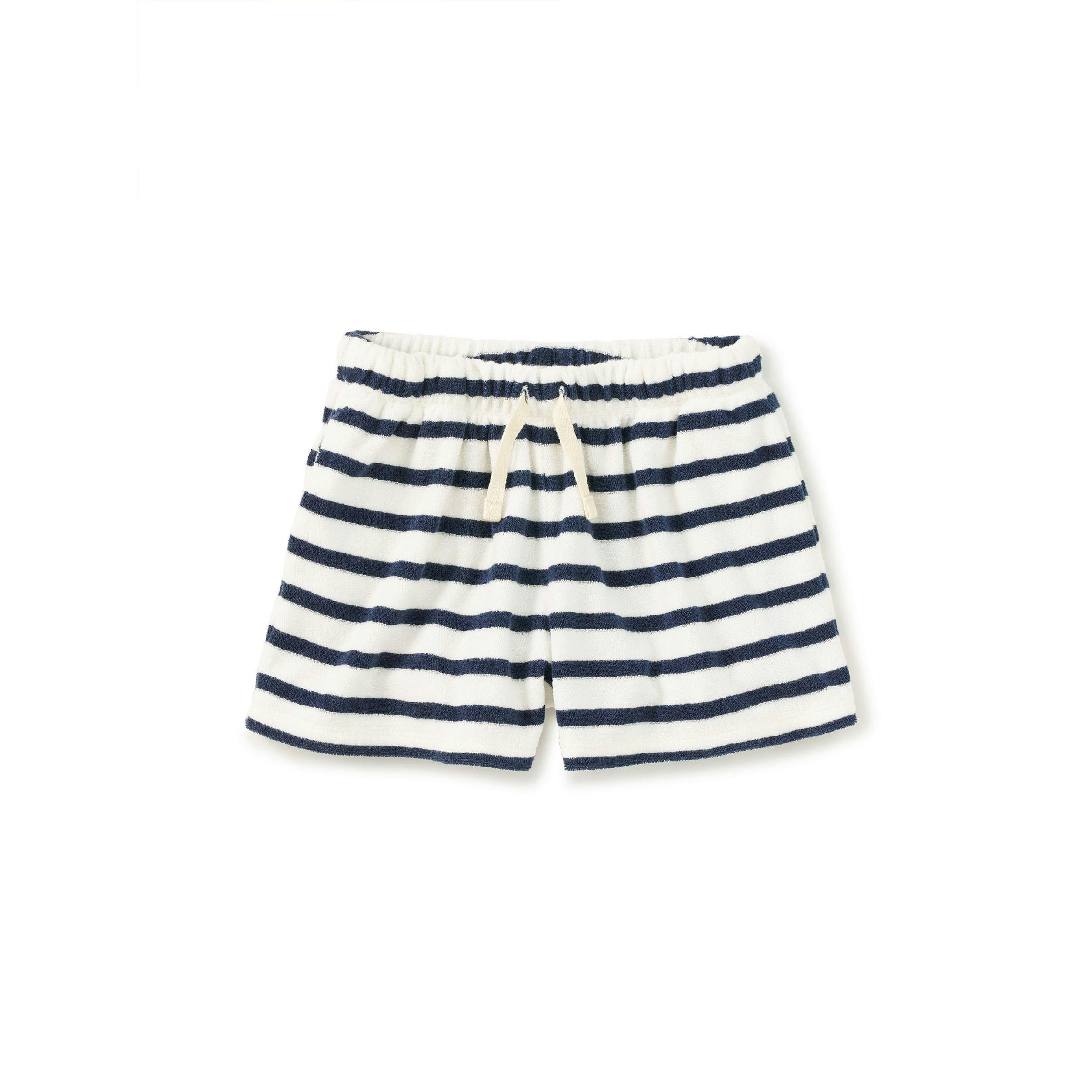 New Stripe Short, Naval Blue
