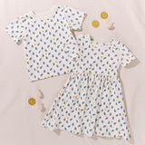 Sunny Dress - Tossed Dreidels