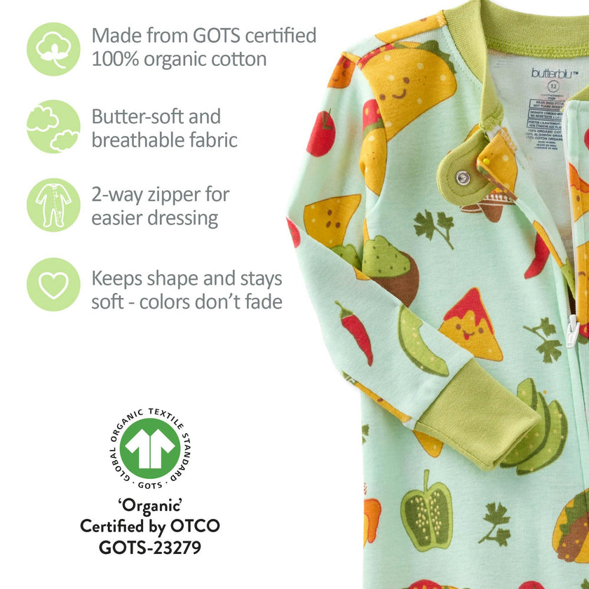 CRUZ Snug Fit Footed Sleeper
