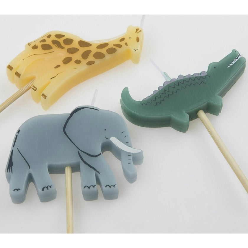 Jungle Animal Candles