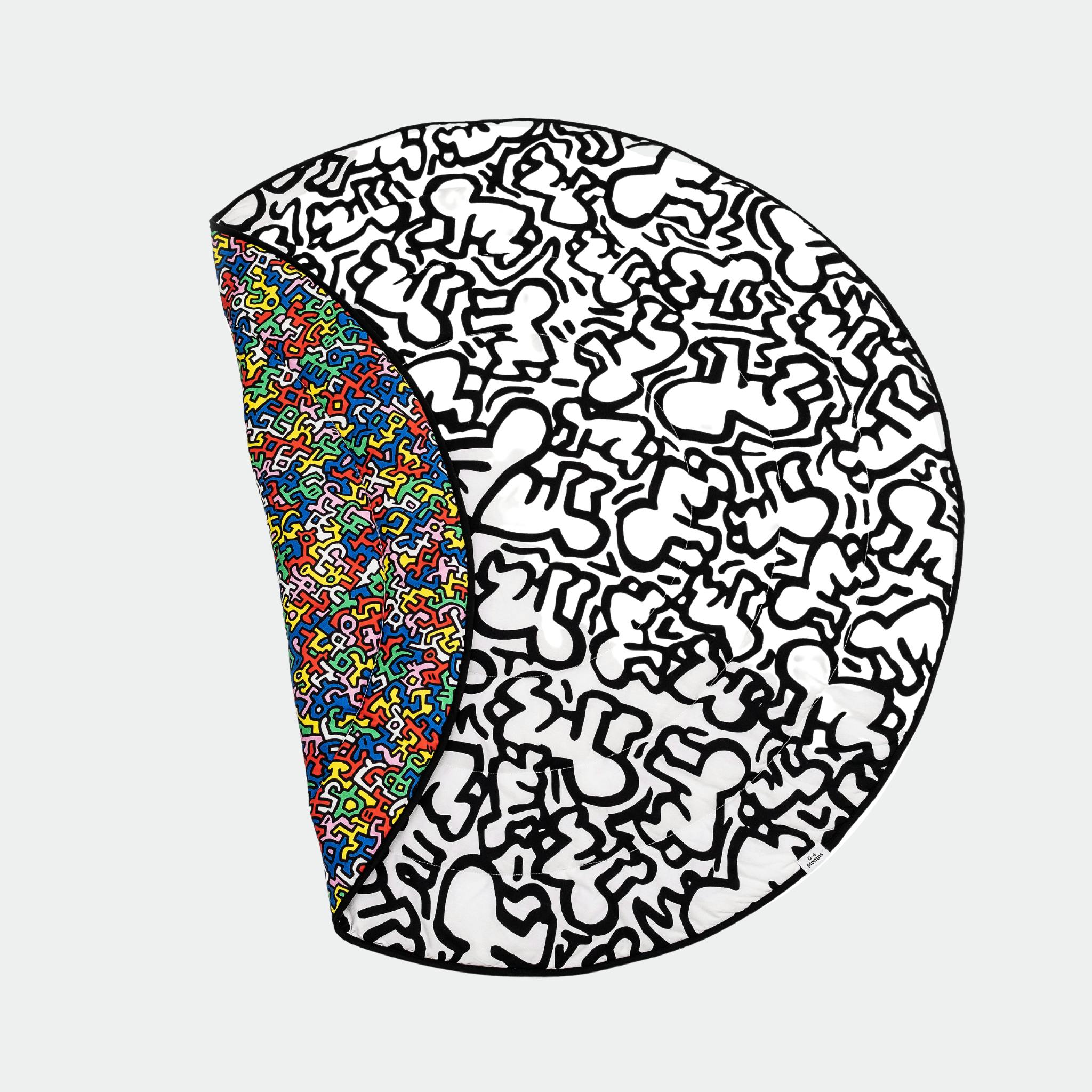 Etta Loves X Keith Haring Reversible Round Playmat