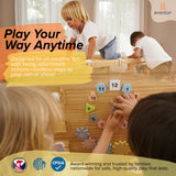 Alpine | Adjustable Indoor Jungle Gym with Slide, Climbing Wall & Monkey Bars