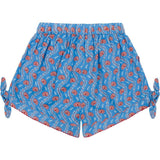 Girls Blue Primrose Tie-Knot Short