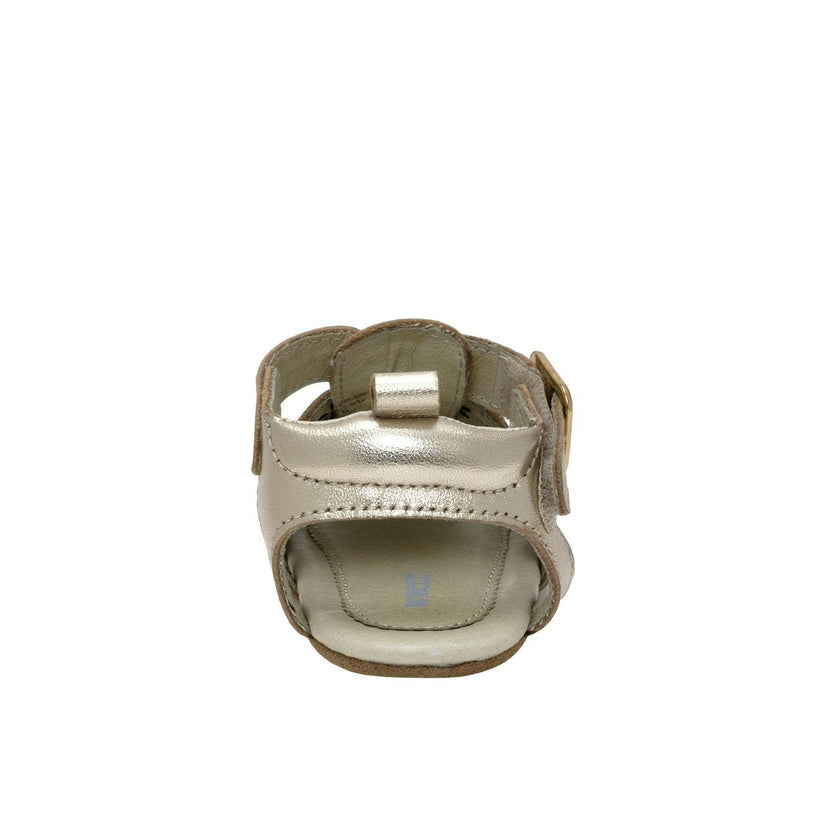 Fleur Gold Leather Sandal