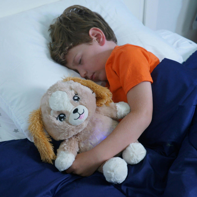 Happy Nappers: Lullabrites Brown - Musical Light Up Bedtime Plush